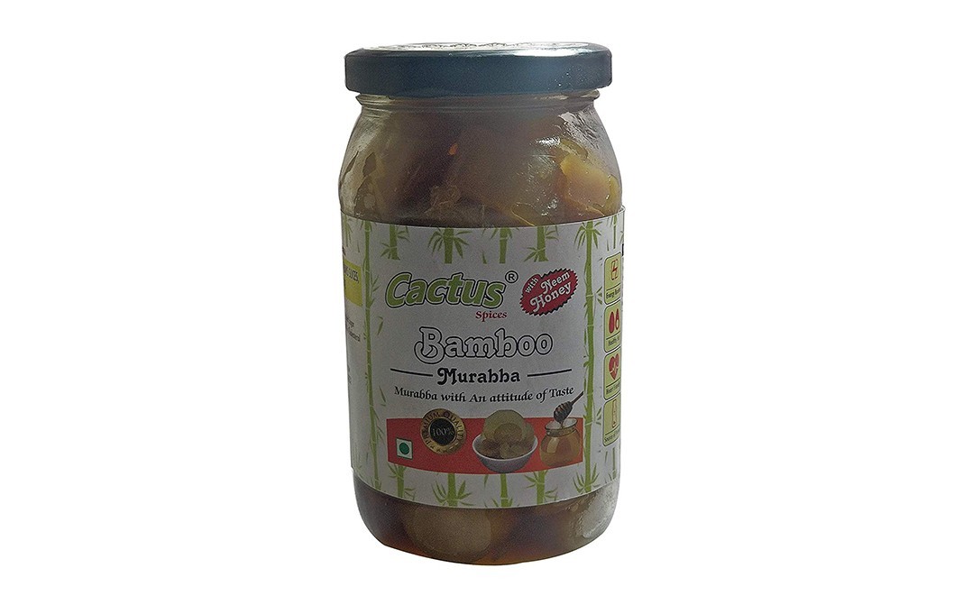 Cactus Spices Bamboo Murabba With Neem Honey   Plastic Jar  450 grams